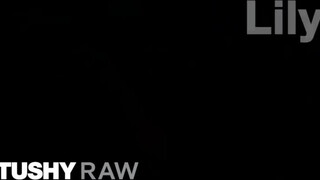 TUSHYRAW - fekete picsa hatalmas muffja durván megrakva