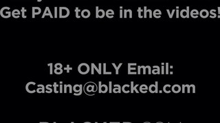 BLACKED - Lexi Lore kap egy jó méretes barna kárót